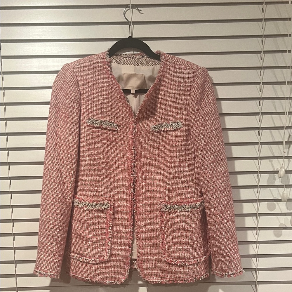 Rebecca Taylor Pink Tweed Blazer